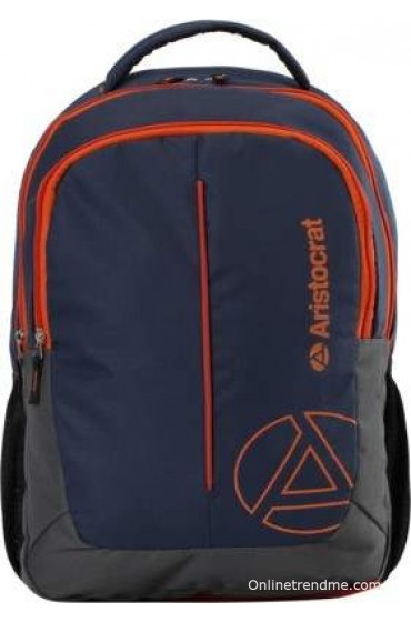 Aristocrat Laptop Backpack(Blue)